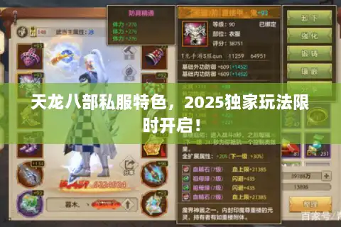 天龙八部私服特色，2025独家玩法限时开启！