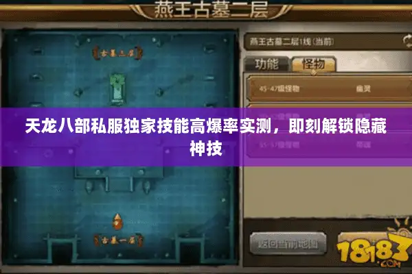 天龙八部私服独家技能高爆率实测，即刻解锁隐藏神技