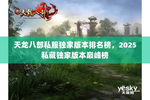 天龙八部私服独家版本排名榜，2025私藏独家版本巅峰榜