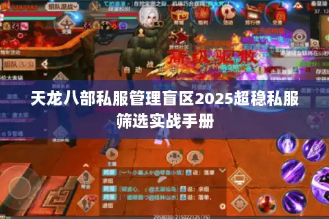 天龙八部私服管理盲区2025超稳私服筛选实战手册