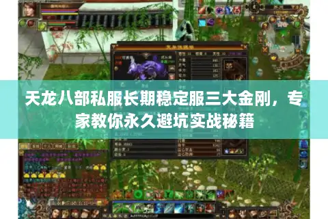 天龙八部私服长期稳定服三大金刚，专家教你永久避坑实战秘籍