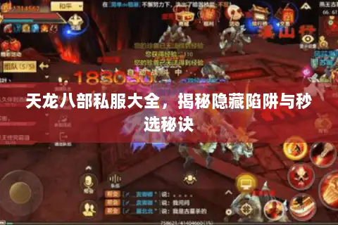 天龙八部私服大全，揭秘隐藏陷阱与秒选秘诀