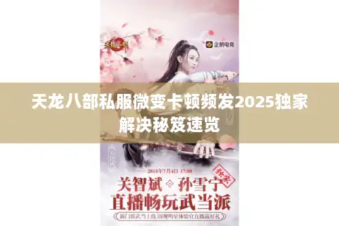天龙八部私服微变卡顿频发2025独家解决秘笈速览 天龙八部私服微变卡顿频发2025独家解决秘笈速览