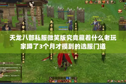 天龙八部私服微笑版究竟藏着什么老玩家蹲了3个月才摸到的选服门道