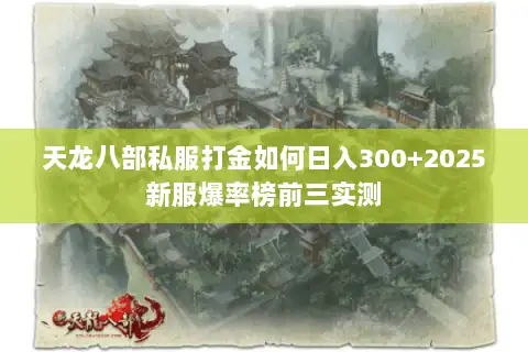 天龙八部私服打金如何日入300+2025新服爆率榜前三实测