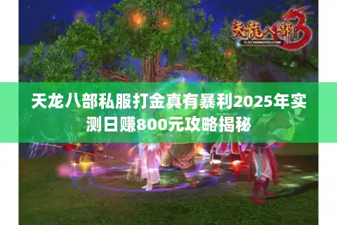天龙八部私服打金真有暴利2025年实测日赚800元攻略揭秘