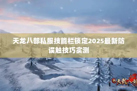 天龙八部私服技能栏锁定2025最新防误触技巧实测