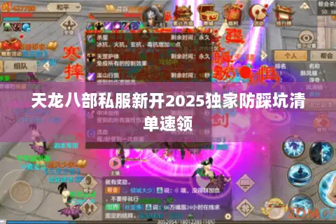 天龙八部私服新开2025独家防踩坑清单速领