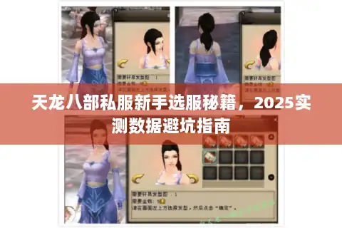 天龙八部私服新手选服秘籍，2025实测数据避坑指南