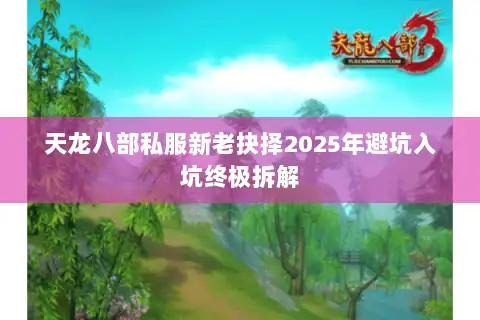 天龙八部私服新老抉择2025年避坑入坑终极拆解