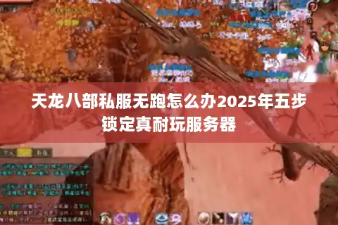 天龙八部私服无跑怎么办2025年五步锁定真耐玩服务器 天龙八部私服无跑怎么办2025年五步锁定真耐玩服务器