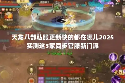 天龙八部私服更新快的都在哪儿2025实测这3家同步官服新门派