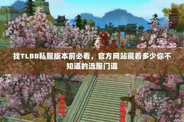 找TLBB私服版本前必看,官方网站藏着多少你不知道的选服门道 找TLBB私服版本前必看,官方网站藏着多少你不知道的选服门道