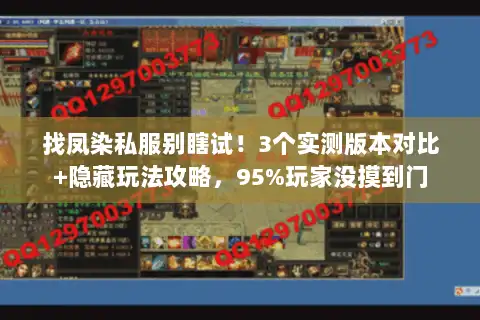 找凤染私服别瞎试!3个实测版本对比+隐藏玩法攻略,95%玩家没摸到门 找凤染私服别瞎试!3个实测版本对比+隐藏玩法攻略,95%玩家没摸到门
