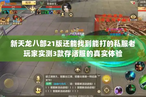 新天龙八部21版还能找到能打的私服老玩家实测3款存活服的真实体验 新天龙八部21版还能找到能打的私服老玩家实测3款存活服的真实体验