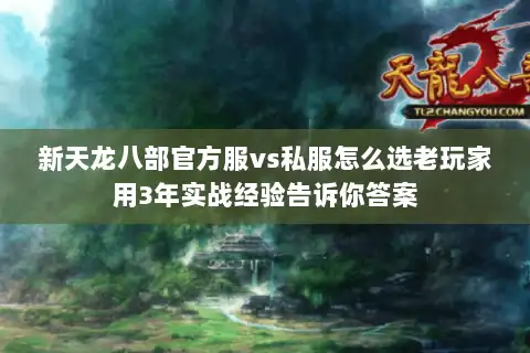 新天龙八部官方服vs私服怎么选老玩家用3年实战经验告诉你答案