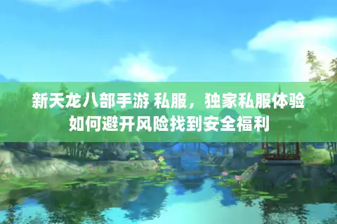 新天龙八部手游 私服，独家私服体验如何避开风险找到安全福利