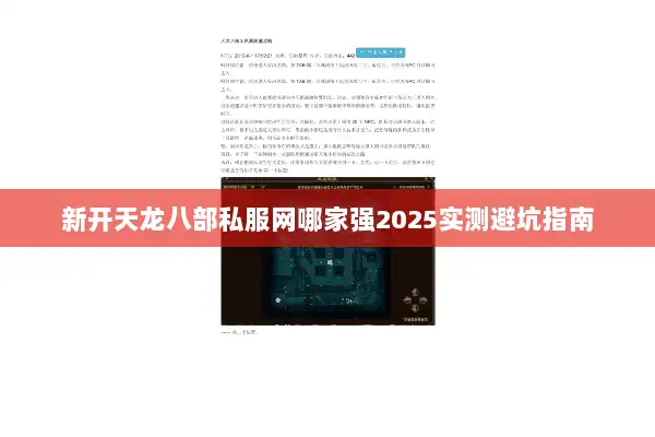 新开天龙八部私服网哪家强2025实测避坑指南