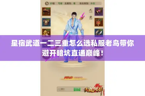 星宿武道一二三重怎么选私服老鸟带你避开暗坑直通巅峰! 星宿武道一二三重怎么选私服老鸟带你避开暗坑直通巅峰!