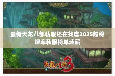 最新天龙八部私服还在找虐2025超稳爆率私服榜单速藏
