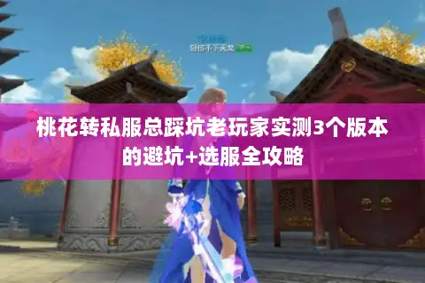 桃花转私服总踩坑老玩家实测3个版本的避坑+选服全攻略