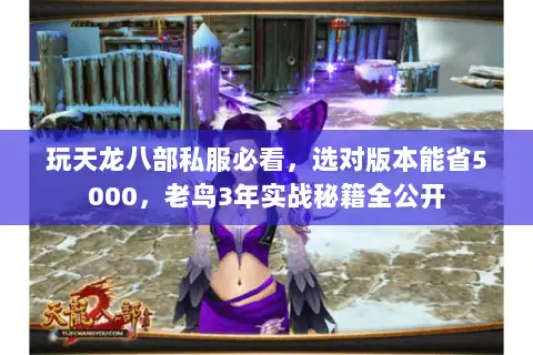 玩天龙八部私服必看，选对版本能省5000，老鸟3年实战秘籍全公开