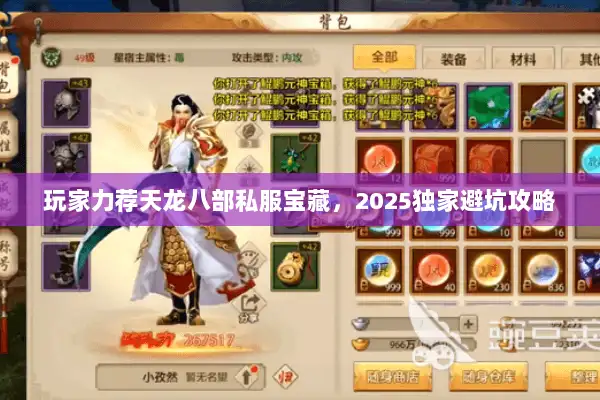 玩家力荐天龙八部私服宝藏，2025独家避坑攻略