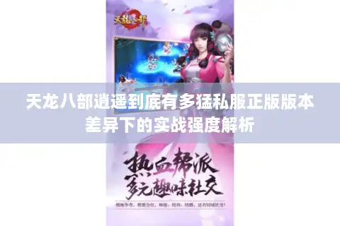 天龙八部逍遥到底有多猛私服正版版本差异下的实战强度解析 天龙八部逍遥到底有多猛私服正版版本差异下的实战强度解析