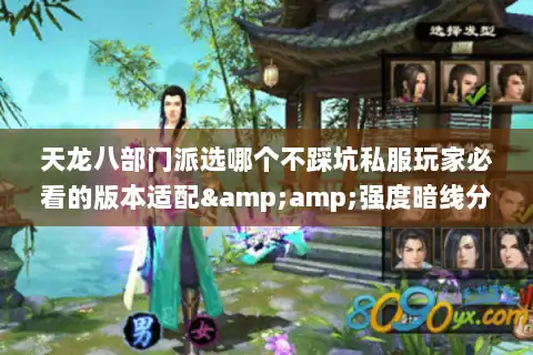 天龙八部门派选哪个不踩坑私服玩家必看的版本适配&amp;强度暗线分析