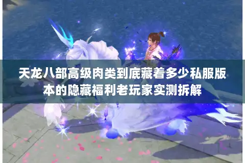 天龙八部高级肉类到底藏着多少私服版本的隐藏福利老玩家实测拆解