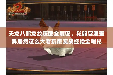 天龙八部龙纹获取全解密，私服官服差异居然这么大老玩家实战经验全曝光