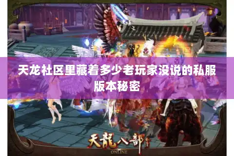 天龙社区里藏着多少老玩家没说的私服版本秘密