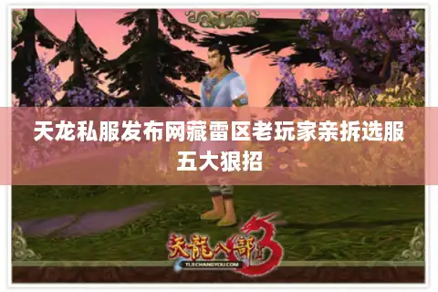 天龙私服发布网藏雷区老玩家亲拆选服五大狠招 天龙私服发布网藏雷区老玩家亲拆选服五大狠招