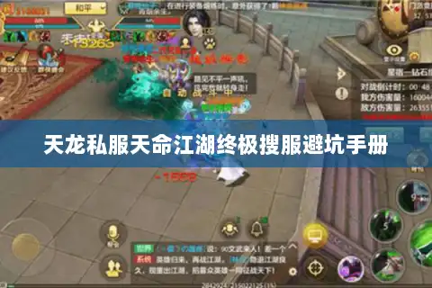 天龙私服天命江湖终极搜服避坑手册 天龙私服天命江湖终极搜服避坑手册