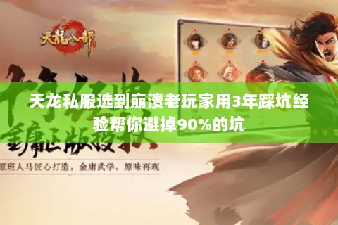 天龙私服选到崩溃老玩家用3年踩坑经验帮你避掉90%的坑