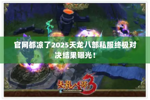 官网都凉了2025天龙八部私服终极对决结果曝光！