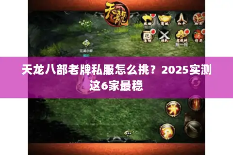 天龙八部老牌私服怎么挑?2025实测这6家最稳 天龙八部老牌私服怎么挑?2025实测这6家最稳