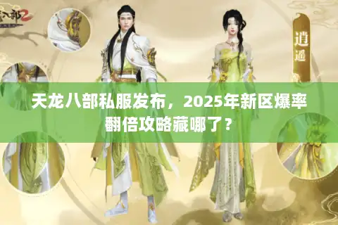 天龙八部私服发布，2025年新区爆率翻倍攻略藏哪了？