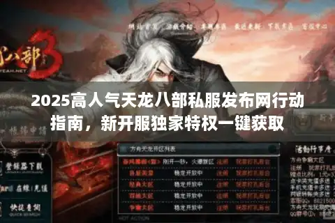2025高人气天龙八部私服发布网行动指南,新开服独家特权一键获取 2025高人气天龙八部私服发布网行动指南,新开服独家特权一键获取