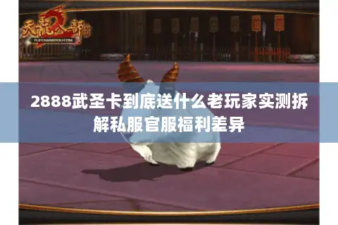 2888武圣卡到底送什么老玩家实测拆解私服官服福利差异