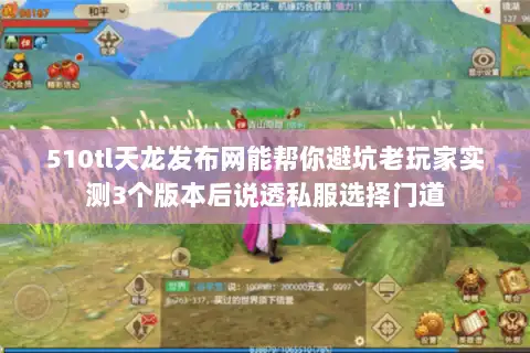 510tl天龙发布网能帮你避坑老玩家实测3个版本后说透私服选择门道