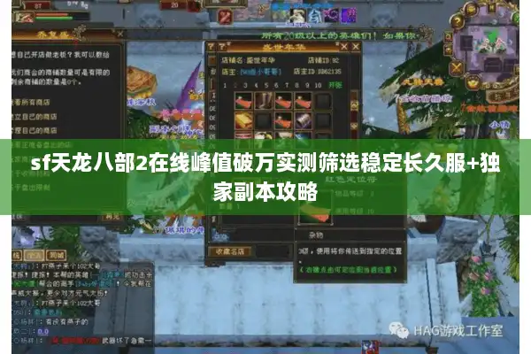 sf天龙八部2在线峰值破万实测筛选稳定长久服+独家副本攻略 sf天龙八部2在线峰值破万实测筛选稳定长久服+独家副本攻略