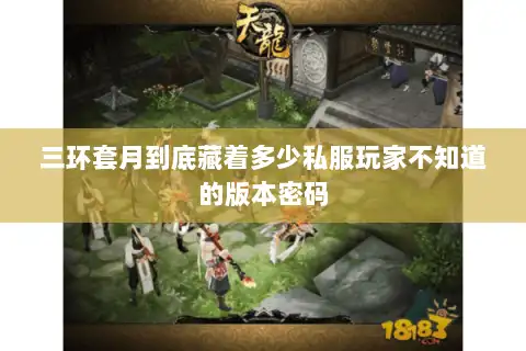 三环套月到底藏着多少私服玩家不知道的版本密码