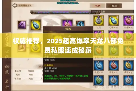 权威推荐，2025超高爆率天龙八部免费私服速成秘籍