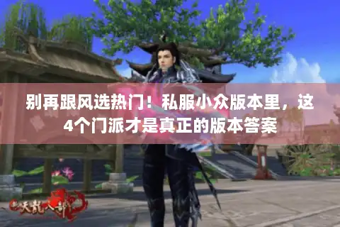 别再跟风选热门!私服小众版本里,这4个门派才是真正的版本答案 别再跟风选热门!私服小众版本里,这4个门派才是真正的版本答案