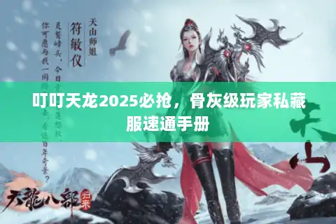 叮叮天龙2025必抢，骨灰级玩家私藏服速通手册