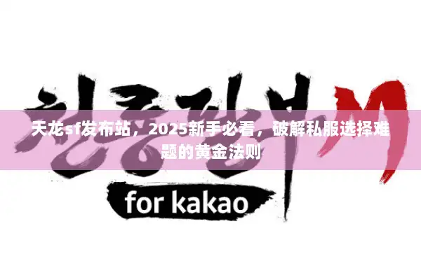 天龙sf发布站,2025新手必看,破解私服选择难题的黄金法则 天龙sf发布站,2025新手必看,破解私服选择难题的黄金法则