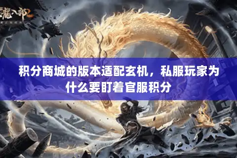积分商城的版本适配玄机,私服玩家为什么要盯着官服积分 积分商城的版本适配玄机,私服玩家为什么要盯着官服积分