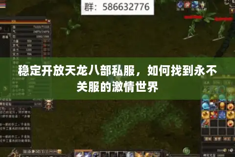 稳定开放天龙八部私服,如何找到永不关服的激情世界 稳定开放天龙八部私服,如何找到永不关服的激情世界