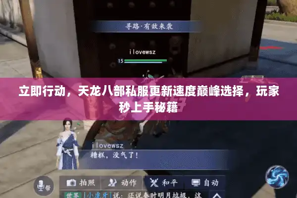 立即行动，天龙八部私服更新速度巅峰选择，玩家秒上手秘籍